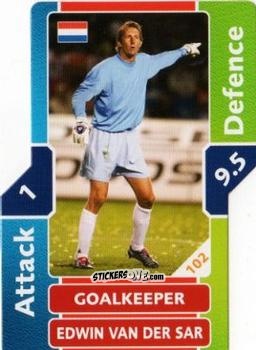 Sticker Edwin Van Der Sar - World Cup Match Attax 2006 n. 102 - Topps