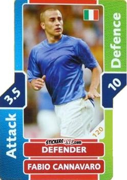 Sticker Fabio Cannavaro - World Cup Match Attax 2006 n. 120 - Topps