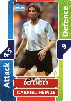 Sticker Gabriel Heinze - World Cup Match Attax 2006 n. 27 - Topps