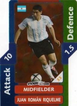 Cromo Juan Roman Riquelme
