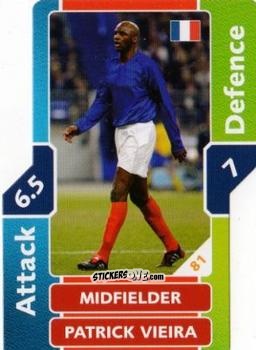Sticker Patrick Verira - World Cup Match Attax 2006 n. 81 - Topps
