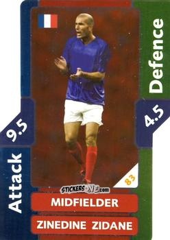 Cromo Zinedane Zidane - World Cup Match Attax 2006 n. 83 - Topps