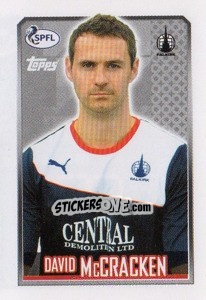 Figurina David McCracken - Scottish Professional Football League 2013-2014 n. 256 - Topps
