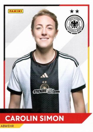 Cromo Lena Oberdorf - DFB-Frauen 2023
 n. 23 - Panini