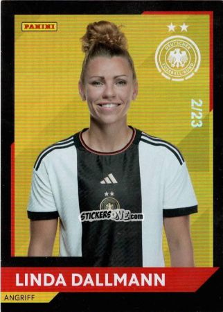 Sticker Linda Dallmann - DFB-Frauen 2023
 n. 6g - Panini