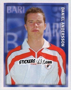 Sticker Daniel Andersson - Calcio 1998-1999 n. 15 - Merlin