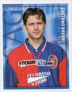 Sticker Gaetano Vasari - Calcio 1998-1999 n. 71 - Merlin