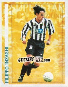Cromo Filippo Inzaghi (Superstars in Azione) - Calcio 1998-1999 n. 146 - Merlin