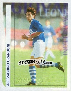 Figurina Alessandro Grandoni (Giovani Leoni) - Calcio 1998-1999 n. 341 - Merlin