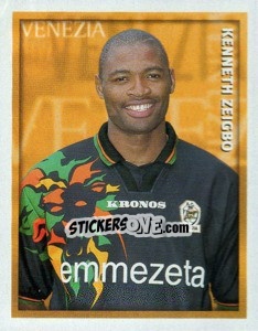 Sticker Kenneth Zeigbo - Calcio 1998-1999 n. 407 - Merlin