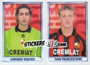 Cromo Squizzi / Franceschini  - Calcio 1998-1999 n. 497 - Merlin