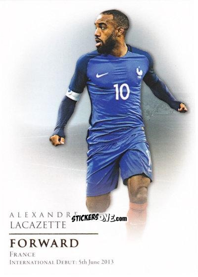 Figurina Alexandre Lacazette - World Football UNIQUE 2018
 n. 74 - Futera