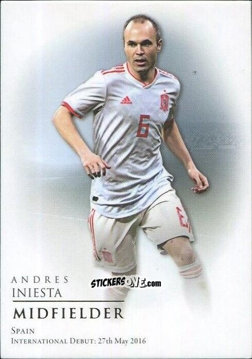 Cromo Andres Iniesta - World Football UNIQUE 2018
 n. 43 - Futera