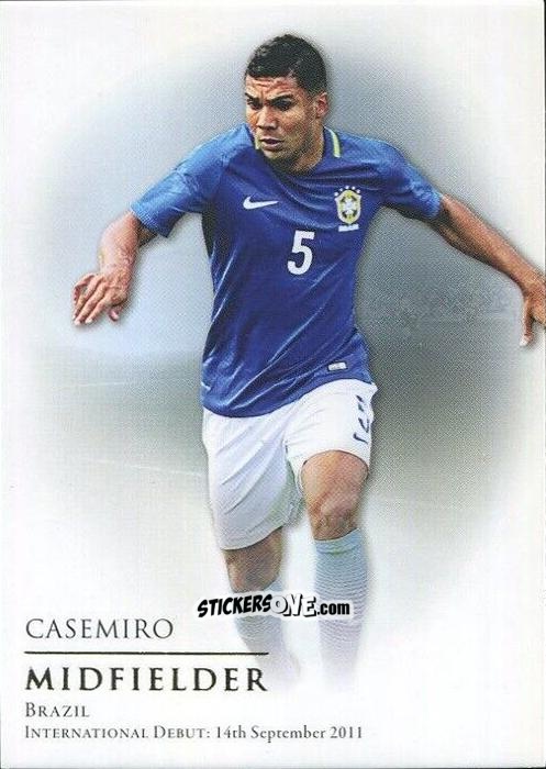 Figurina Casemiro - World Football UNIQUE 2018
 n. 35 - Futera