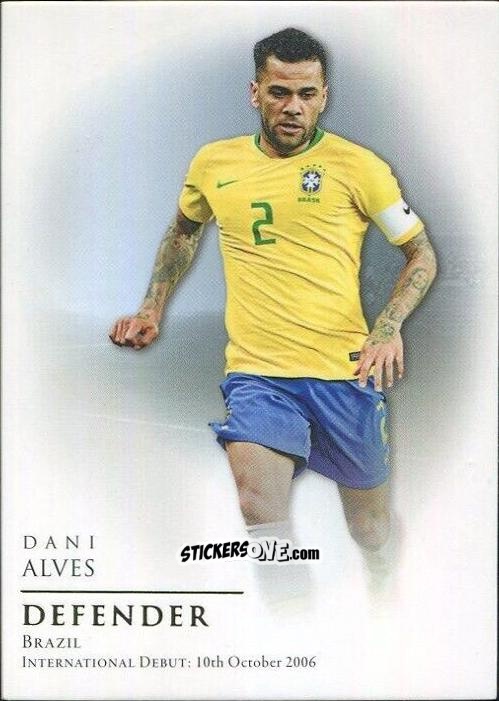 Figurina Dani Alves - World Football UNIQUE 2018
 n. 9 - Futera