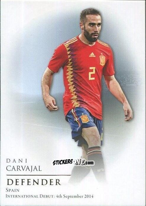 Sticker Dani Carvajal - World Football UNIQUE 2018
 n. 13 - Futera