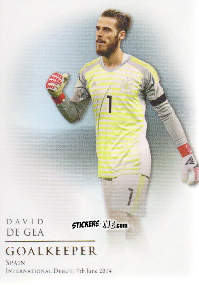 Figurina David De Gea - World Football UNIQUE 2018
 n. 3 - Futera