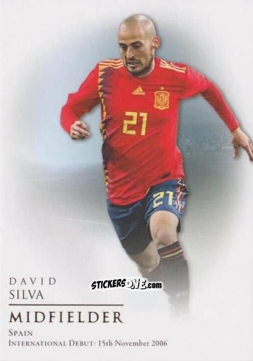 Cromo David Silva - World Football UNIQUE 2018
 n. 57 - Futera