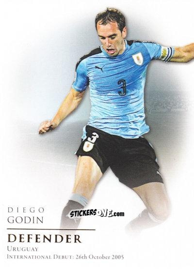 Figurina Diego Godin - World Football UNIQUE 2018
 n. 15 - Futera