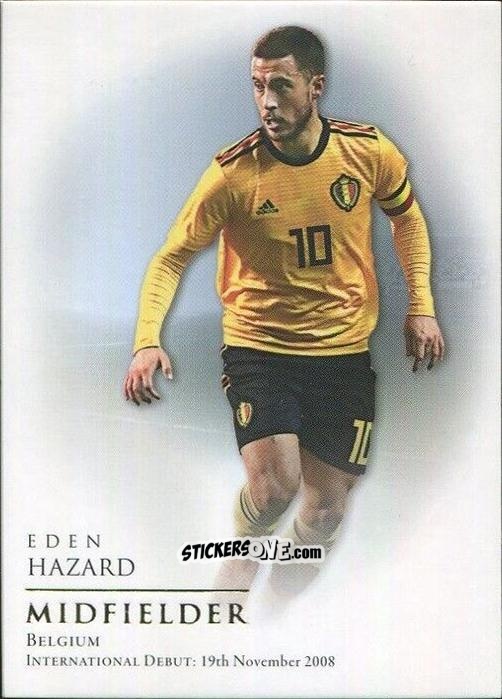 Sticker Eden Hazard - World Football UNIQUE 2018
 n. 42 - Futera