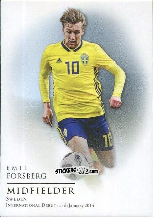 Cromo Emil Forsberg - World Football UNIQUE 2018
 n. 40 - Futera
