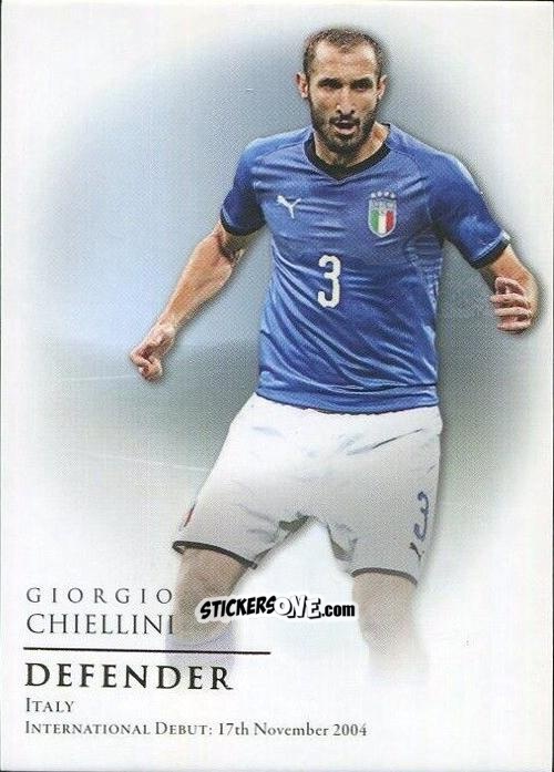 Sticker Giorgio Chiellini - World Football UNIQUE 2018
 n. 14 - Futera