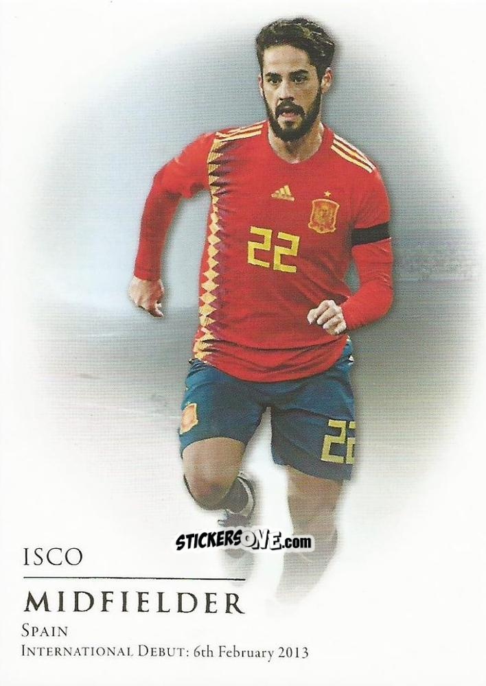 Figurina Isco - World Football UNIQUE 2018
 n. 44 - Futera
