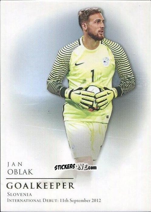 Sticker Jan Oblak - World Football UNIQUE 2018
 n. 5 - Futera