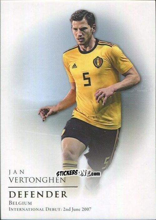 Cromo Jan Vertonghen - World Football UNIQUE 2018
 n. 30 - Futera