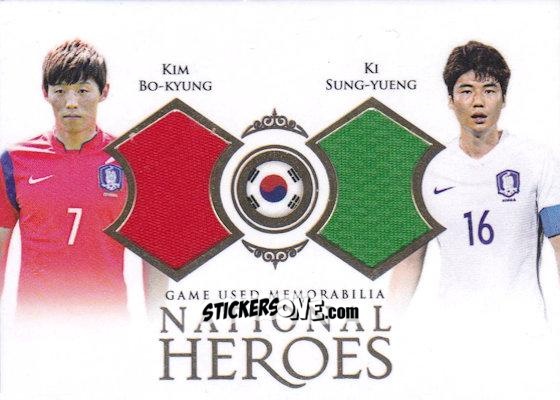 Cromo Kim Bo-Kyung / Ki Sung-Yueng - World Football UNIQUE 2018
 n. NH19 - Futera