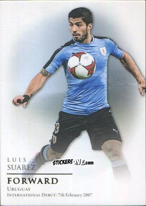 Sticker Luis Suarez - World Football UNIQUE 2018
 n. 89 - Futera