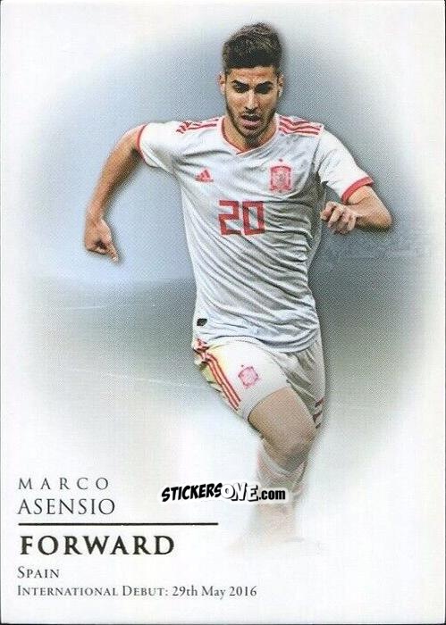 Figurina Marco Asensio - World Football UNIQUE 2018
 n. 62 - Futera
