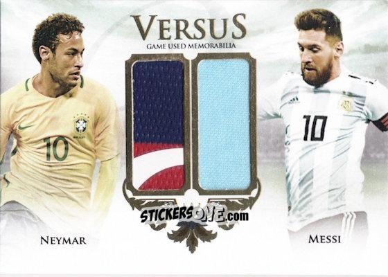 Cromo Neymar / Lionel Messi - World Football UNIQUE 2018
 n. VS13 - Futera