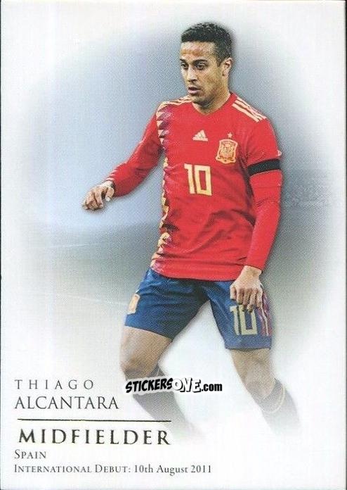 Figurina Thiago Alcantara - World Football UNIQUE 2018
 n. 31 - Futera
