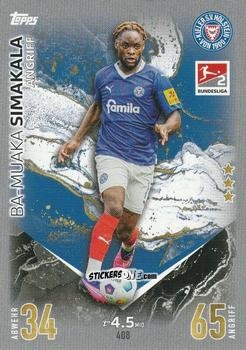 Figurina Ba-Muaka Simakala - German Fussball Bundesliga 2023-2024. Match Attax
 n. 408 - Topps
