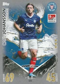 Figurina Carl Johansson - German Fussball Bundesliga 2023-2024. Match Attax
 n. 406 - Topps