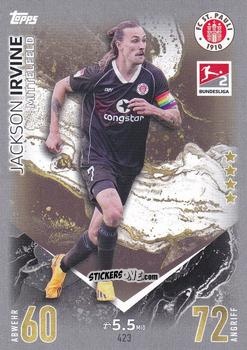 Figurina Jackson Irvine - German Fussball Bundesliga 2023-2024. Match Attax
 n. 423 - Topps