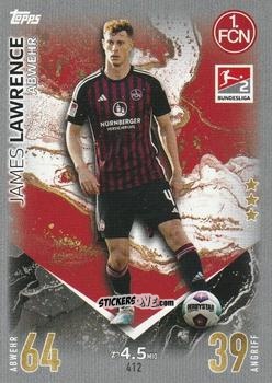 Sticker James Lawrence - German Fussball Bundesliga 2023-2024. Match Attax
 n. 412 - Topps