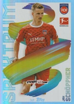 Figurina Jan Schöppner - German Fussball Bundesliga 2023-2024. Match Attax
 n. 369 - Topps