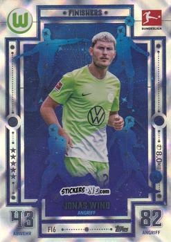 Sticker Jonas Wind - German Fussball Bundesliga 2023-2024. Match Attax
 n. FI6 - Topps