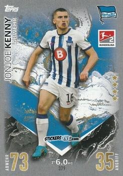 Cromo Jonjoe Kenny - German Fussball Bundesliga 2023-2024. Match Attax
 n. 379 - Topps