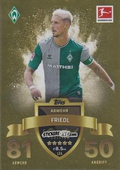 Figurina marco Friedl - German Fussball Bundesliga 2023-2024. Match Attax
 n. LE4 - Topps