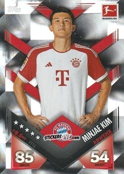 Sticker Minjae Kim - German Fussball Bundesliga 2023-2024. Match Attax
 n. FT16 - Topps