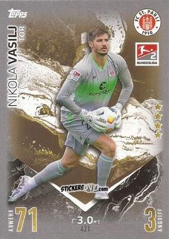 Figurina Nikola Vasilj - German Fussball Bundesliga 2023-2024. Match Attax
 n. 421 - Topps