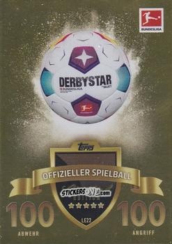Figurina Offizieller Spielball - German Fussball Bundesliga 2023-2024. Match Attax
 n. LE22 - Topps