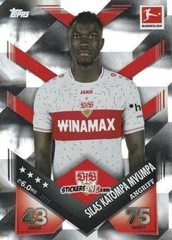 Cromo Silas Katompa Mvumpa - German Fussball Bundesliga 2023-2024. Match Attax
 n. FT17 - Topps
