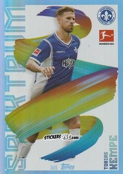 Cromo Tobias Kempe - German Fussball Bundesliga 2023-2024. Match Attax
 n. 365 - Topps