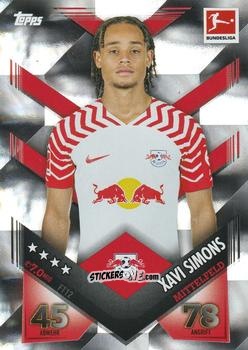 Figurina Xavi Simons - German Fussball Bundesliga 2023-2024. Match Attax
 n. FT12 - Topps