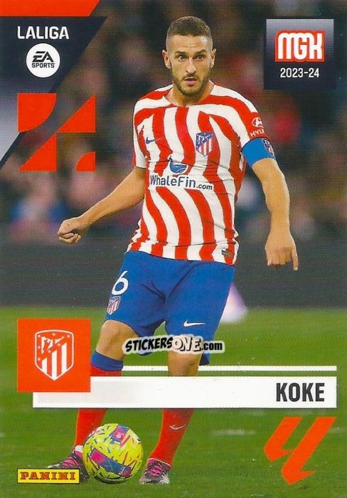 Cromo Koke - LaLiga 2023-2024. Megacracks n. 82 - Panini