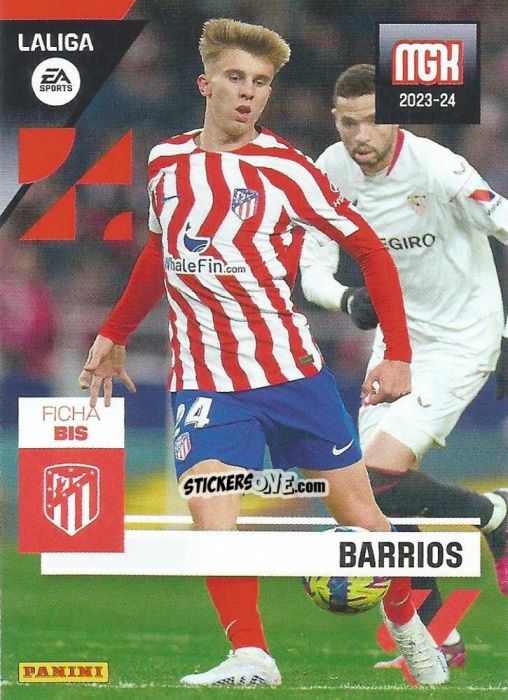Sticker Barrios - LaLiga 2023-2024. Megacracks n. 85bis - Panini